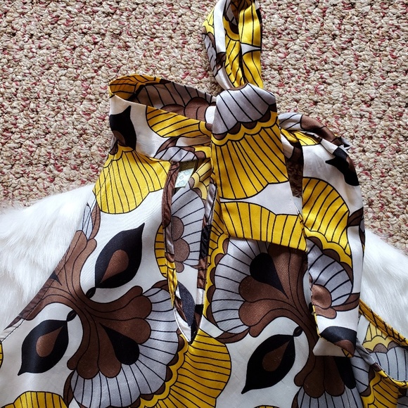 Satin Tie-neck Blouse - Picture 5 of 8